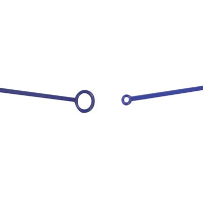 Inoculating Needle/Loops 1uL Flexible, Sterile pk1000, Blue