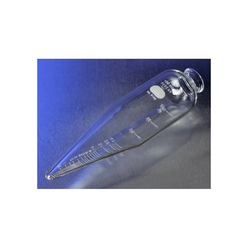 PYREX 100mL Oil Conical Centrifuge Tube with White Graduations