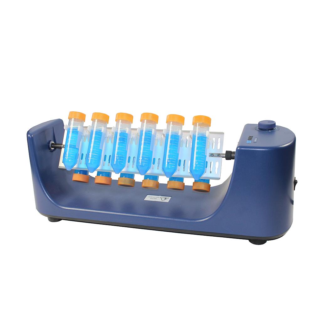 SCI-RL-E Analog Rotisserie Tube Rotator, with 36 x 1.5ml & 12ea 15/50ml centrifuge tube clamps, 100-220V, 50/60Hz, US Plug