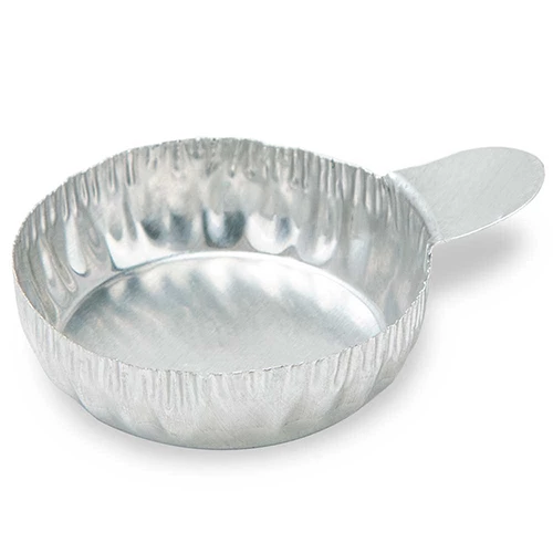 Aluminum Dish, 30mm, 0.3g (8mL), Crimped Side with Tab - PK/1