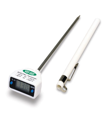Thermometer, Digital, Dual Scale -10 to 100C & +14 to 212F, High Accuracy, EA/1