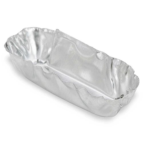 Aluminum Micro Weigh Dish, Rectangle, 25L x 7W x 7H mm, 1.12ml - PK/1
