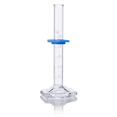 Cylinder, Graduated, Globe Glass, 5mL, Class B, To Deliver (TD), Dual Grads, ASTM E1272, 4/Box