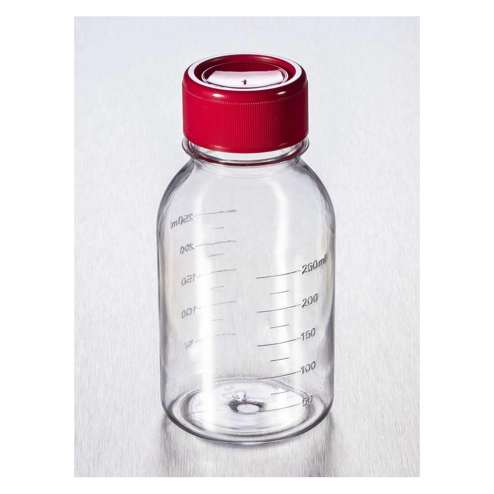 Costar 250mL Traditional Style Polystyrene Storage Bottles with 45mm Caps