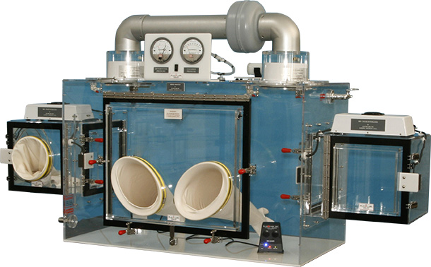 Powder Handling Glove Boxes 46" w x 24"d x 30"h