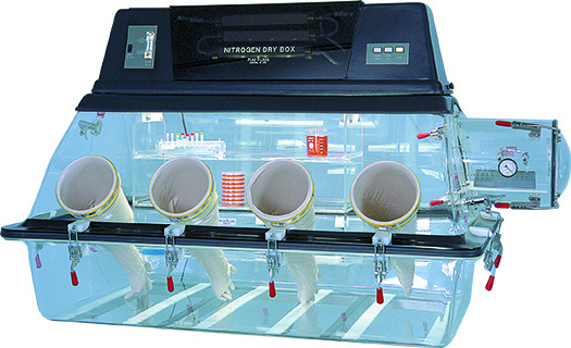Multiple Station Nitrogen Dry Box 60”w x 38”d x 31”h