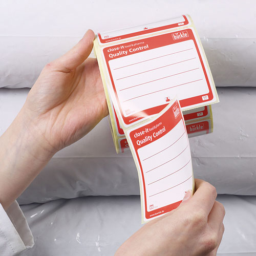 Close-it Food Label Print RL250 Red, 150, 1/EA