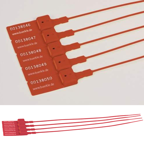 SampleSafe Seal Red PK/100, PP, 1/EA