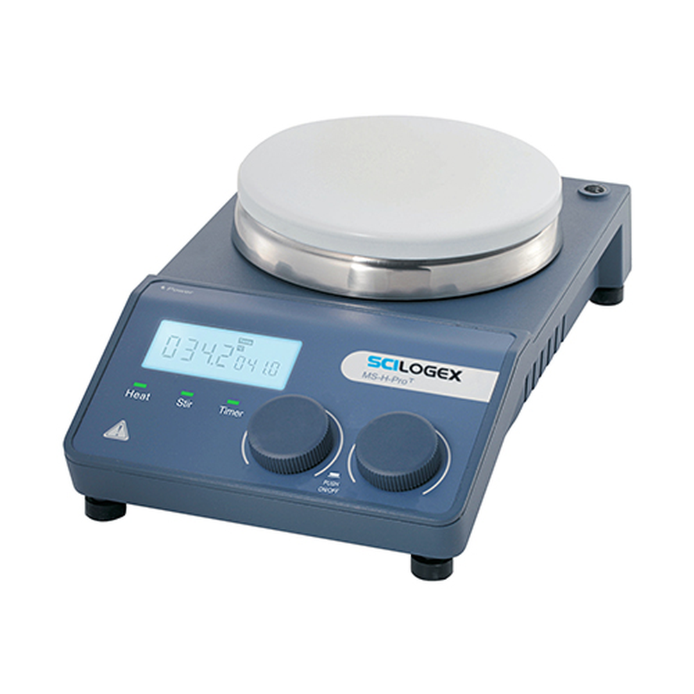 SCILOGEX MS-H-ProT LCD Digital Magnetic Hotplate Stirrer, ceramic plate, 110V/60Hz