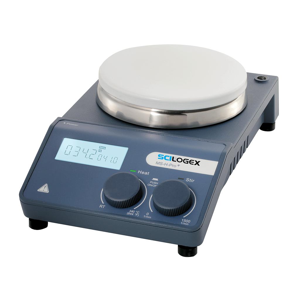 SCI340-Pro Circular LCD Digital Magnetic Hotplate Stirrer, ceramic plate, 110V/60Hz, US Plug