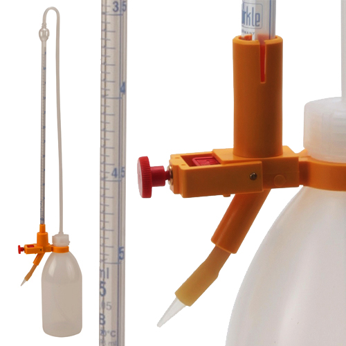 Titrating Burette Auto, LDPE 5mL, 1/EA