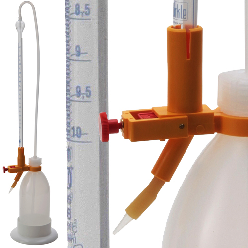Titrating Burette Auto, LDPE 10mL, 1/EA