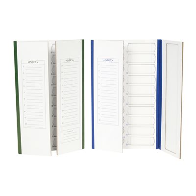 20-Place Cardboard Slide Tray, Black Trim