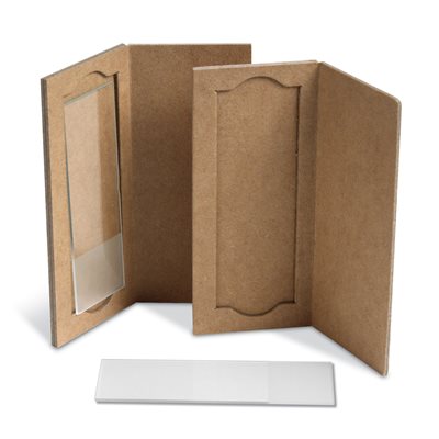 4-Place Cardboard Slide Holders, pk20, Cardboard