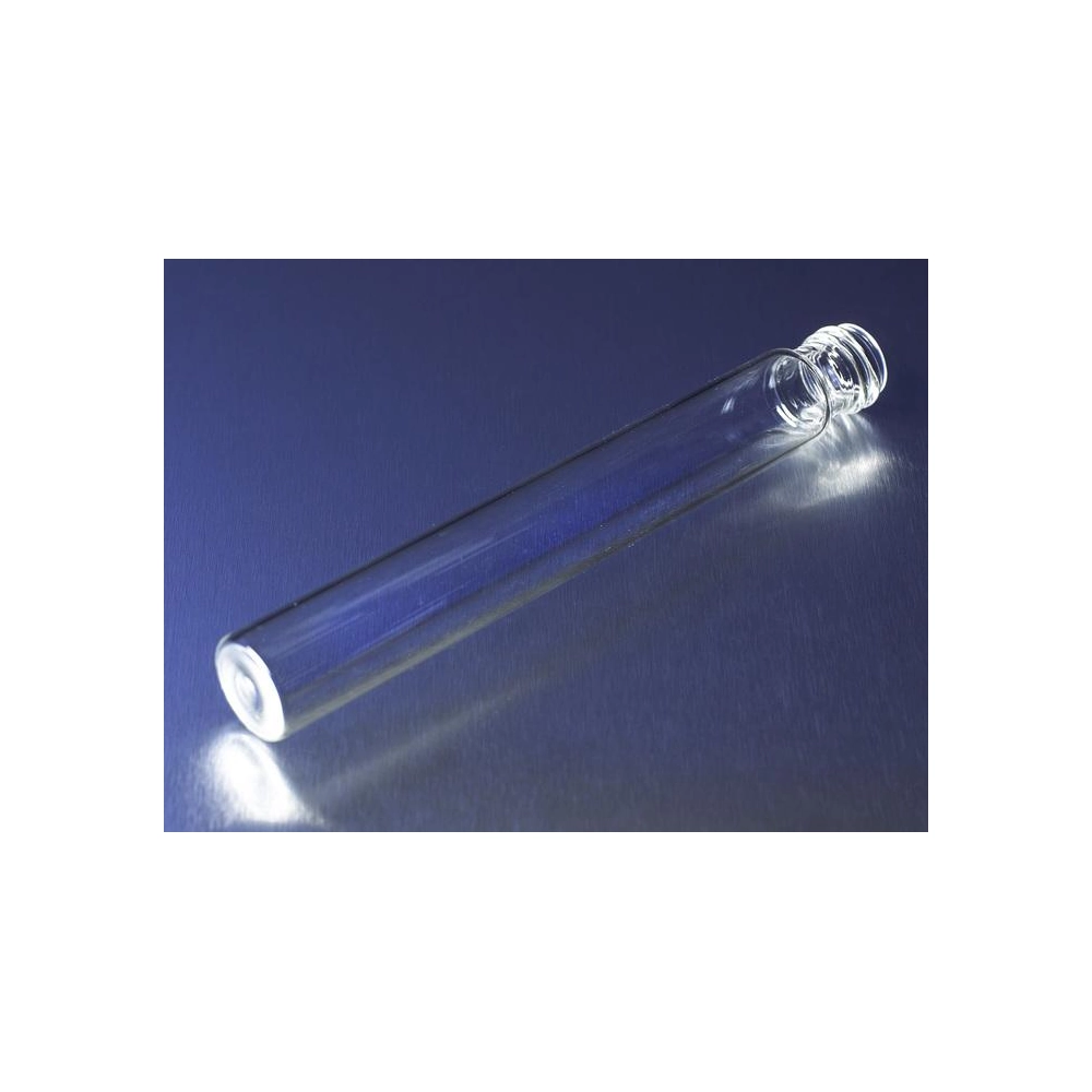 PYREX 16x100mm Disposable Flat Bottom Screw Cap Culture Tubes, Without Caps