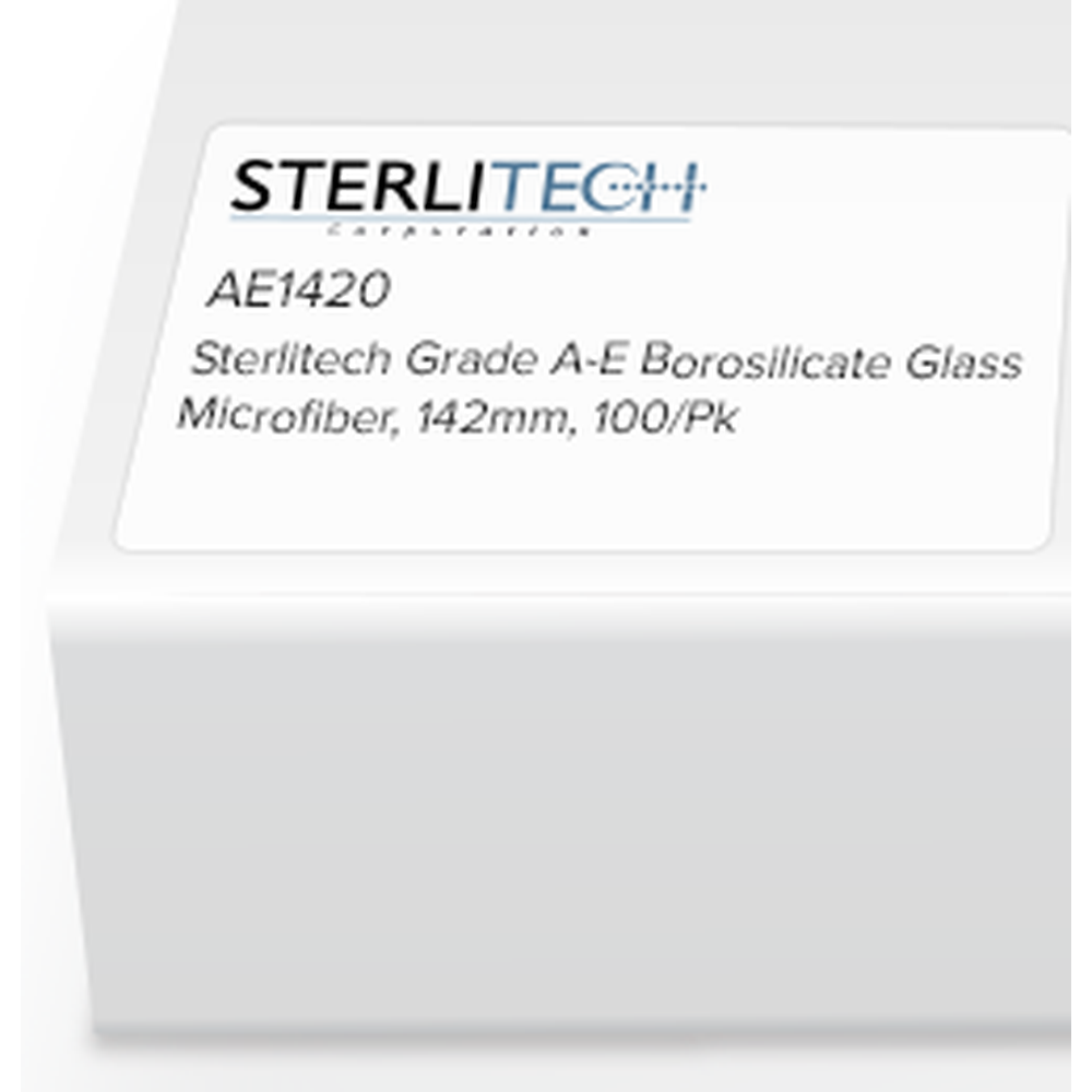 Grade A-E Borosilicate Glass Microfiber, 142mm, 100/Pk