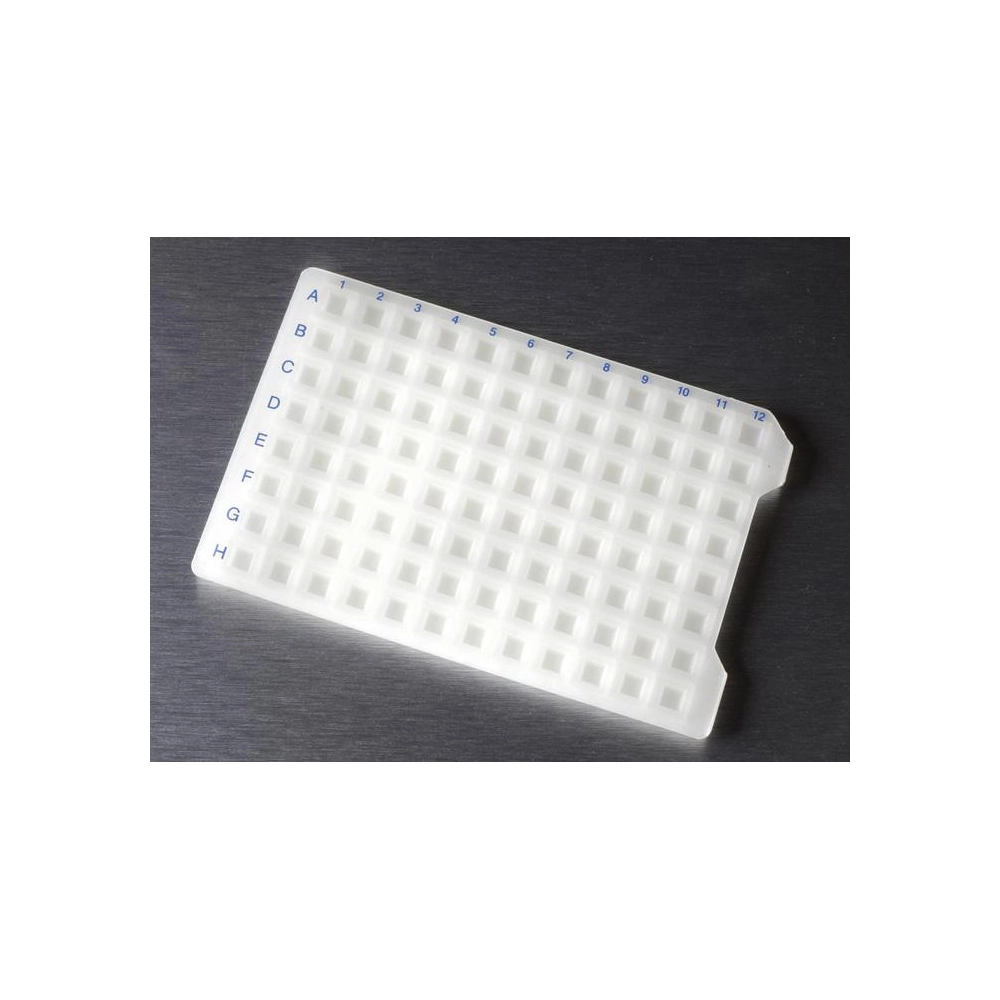 Axygen Impermamat, Chemical Resistant Silicone 96 Square Well Sealing Mat for Deep Well Plates, Nonsterile