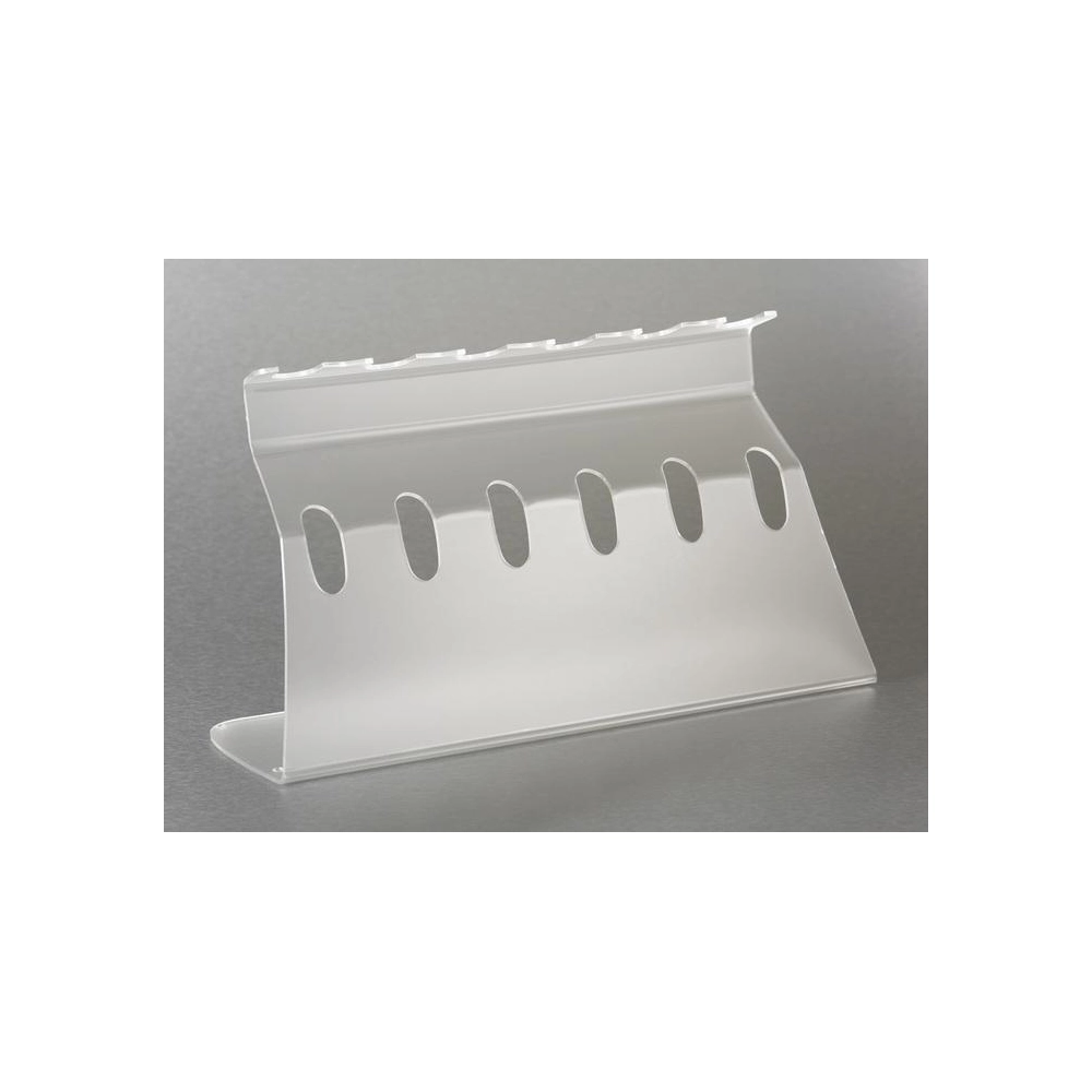 Universal Linear Stand for Six Pipettors, Transparent (six single-channel, maximum of three 8-channel or 12-channel pipettors)