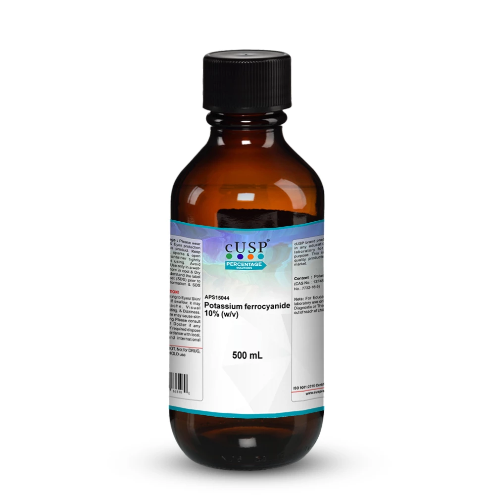 Potassium Ferrocyanide 10% W/V