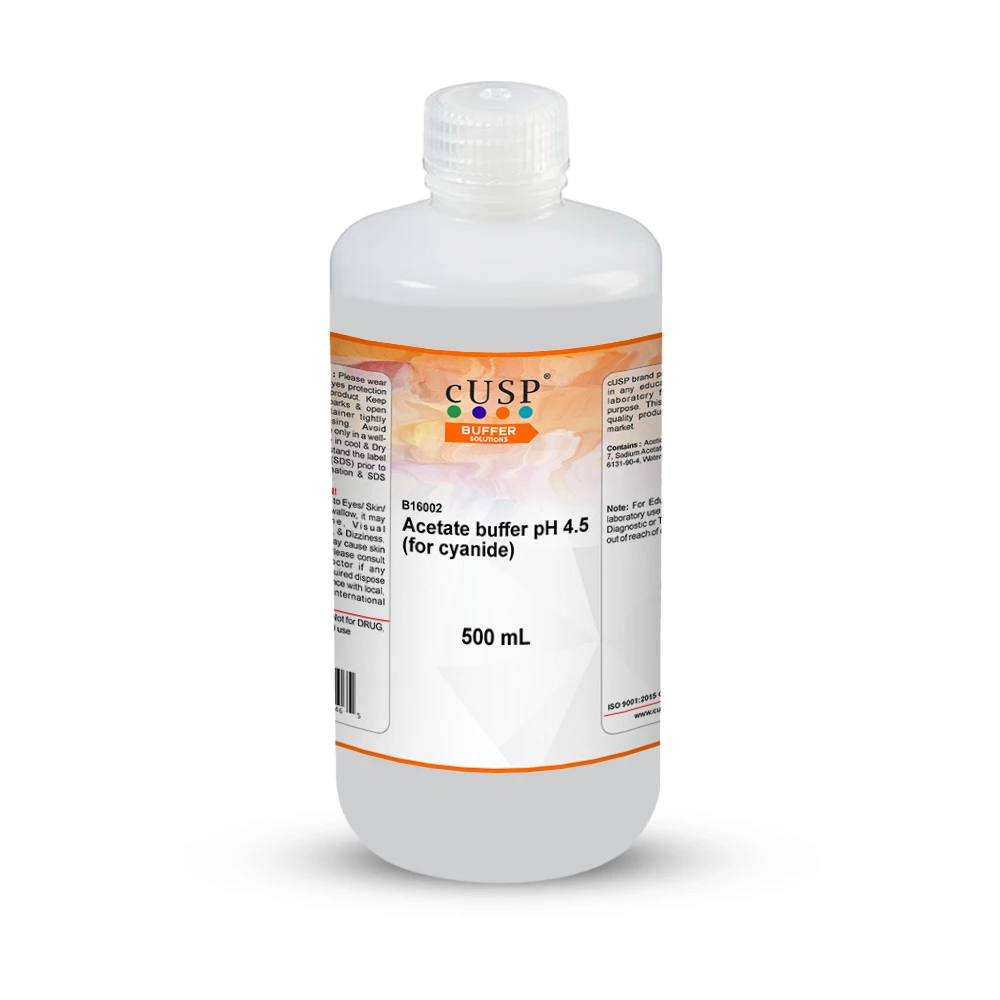 Acetate Buffer pH 4.5 For Cyanide