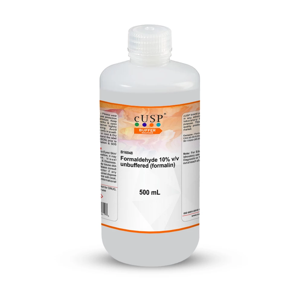 Formaldehyde, 10% v/v, Unbuffered (Formalin)