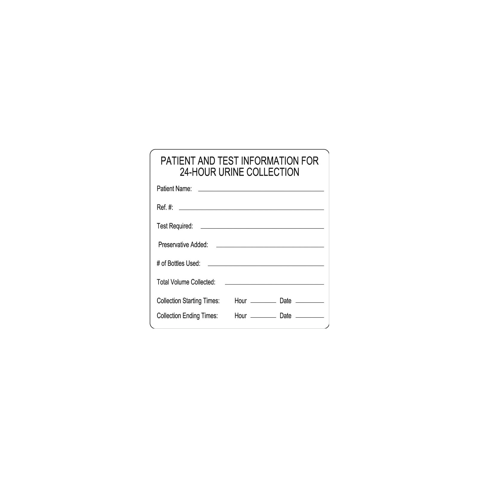 PATIENT INSTRUCTION LABEL