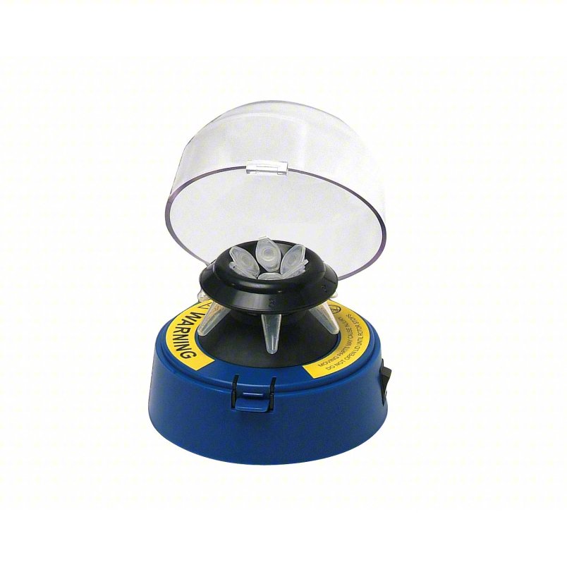 Red mini-centrifuge (6place) with 2 rotors - Blue mini-centrifuge with 2 rotors 230V