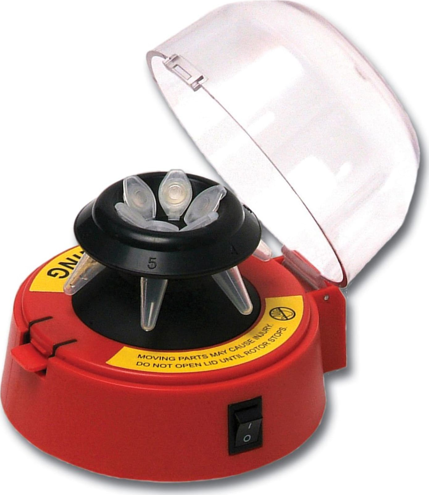 Red mini-centrifuge (6place) with 2 rotors - Red mini-centrifuge with 2 rotors 115V