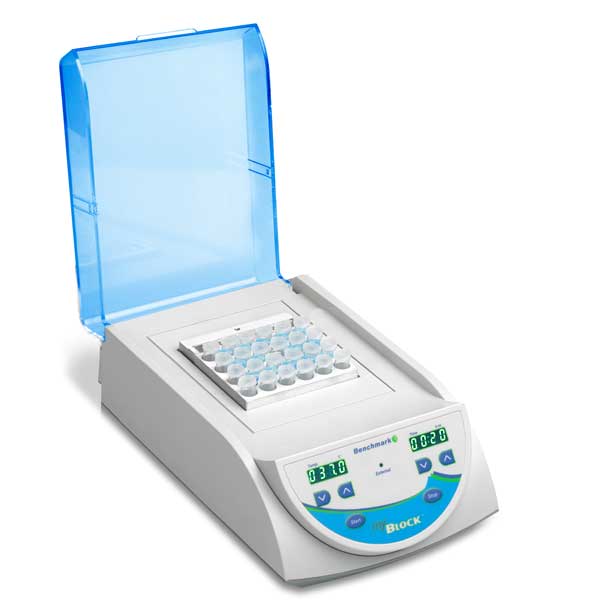 myBlock l™- digital dry bath with 1 Quick-Flip blocks (BSWCMB) for tubes (0.2 to 2.0ml, PCR strips and PCR plates) - Voltage 115V
