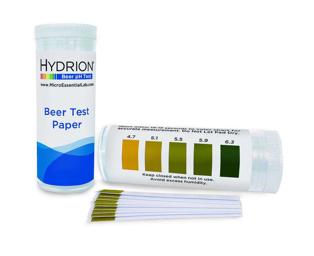 Beer pH Test Strips, 100/vial, Carton10