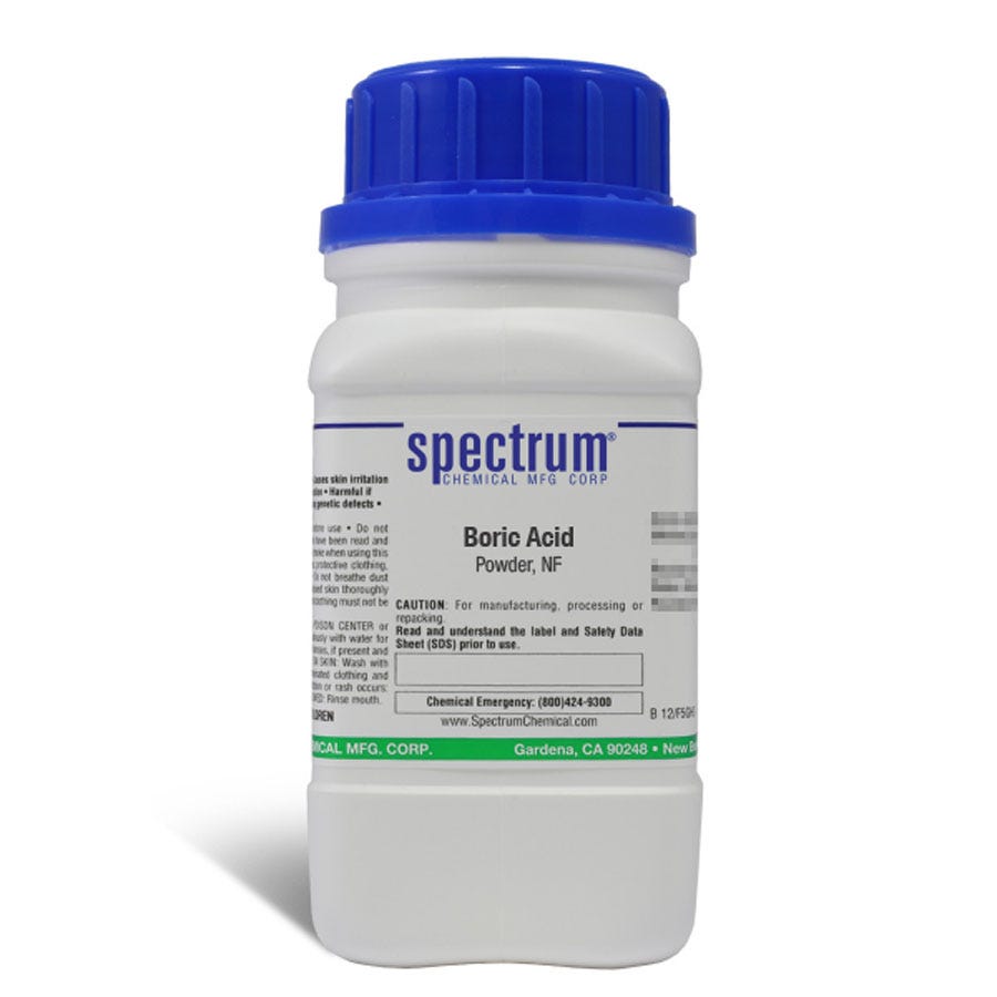 Boric Acid, Powder, NF - 125g