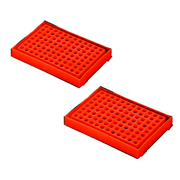 Tube Adapter, hold 96 x 0.2ml or 8 and 12 position PCR strips, 2/pk.