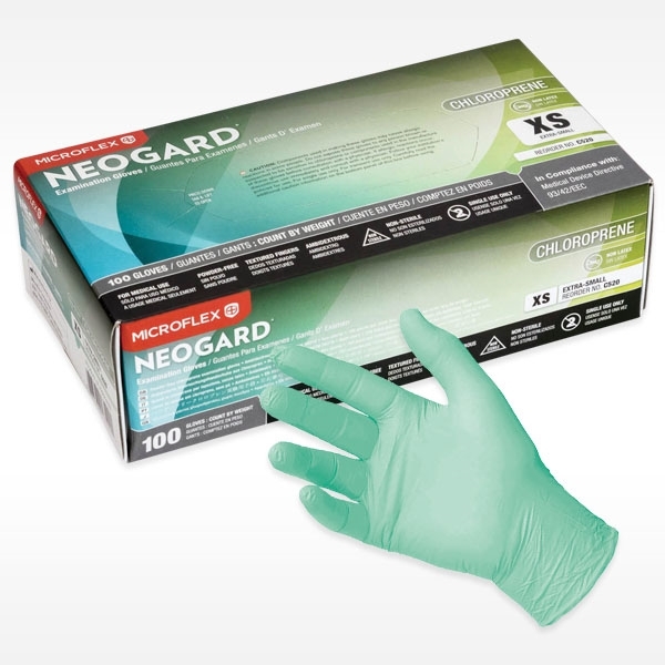 Neogard PF Chloroprene Exam Glove Large