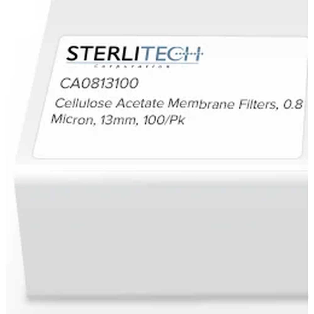 Cellulose Acetate Syringe Filters, Abluo, 0.8 Micron, 13mm, 1000/Pk