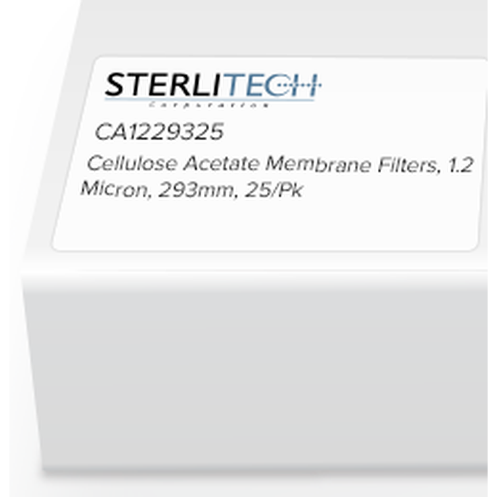 Cellulose Acetate Membrane Filters, 1.2 Micron, 293mm, 25/pk