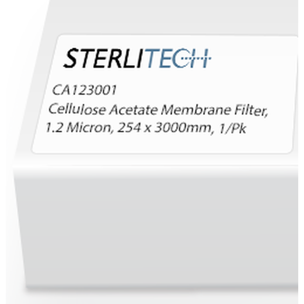 Cellulose Acetate Membrane Filter, 1.2 Micron, 254 x 3000mm, 1/Pk
