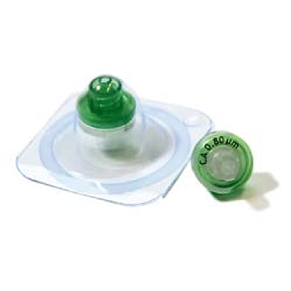 Cellulose Acetate Syringe Filters, Sterile, 0.8 Micron, 13mm, 500/Pk