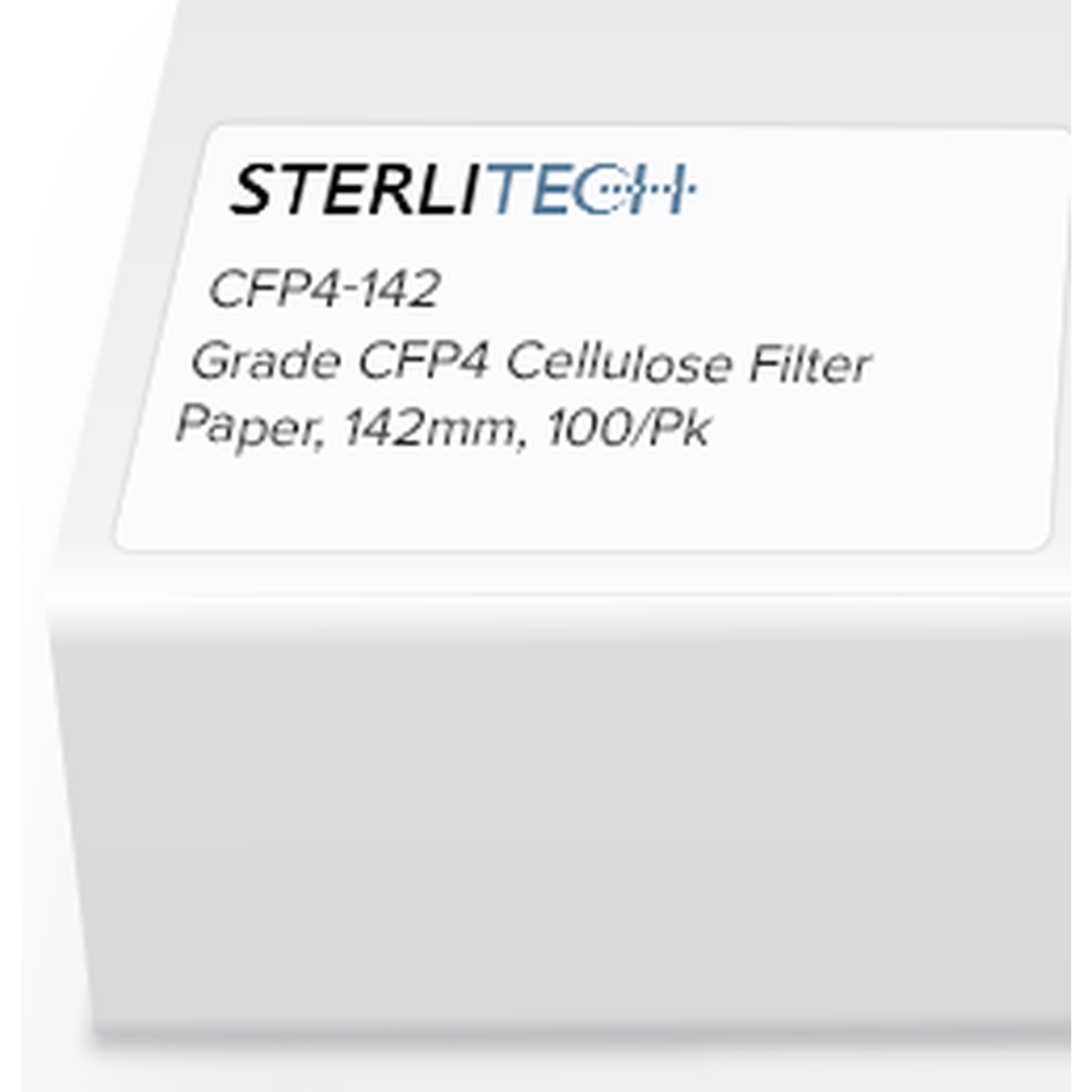 Grade CFP4 Cellulose Filter Paper, 142mm, 100/Pk