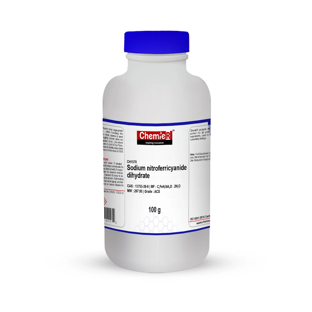 Sodium nitroferricyanide dihydrate ACS