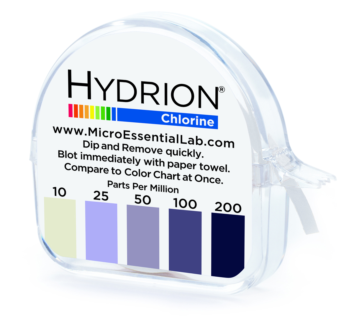 Hydrion Chlorine Dispenser 10-200ppm.., Carton10
