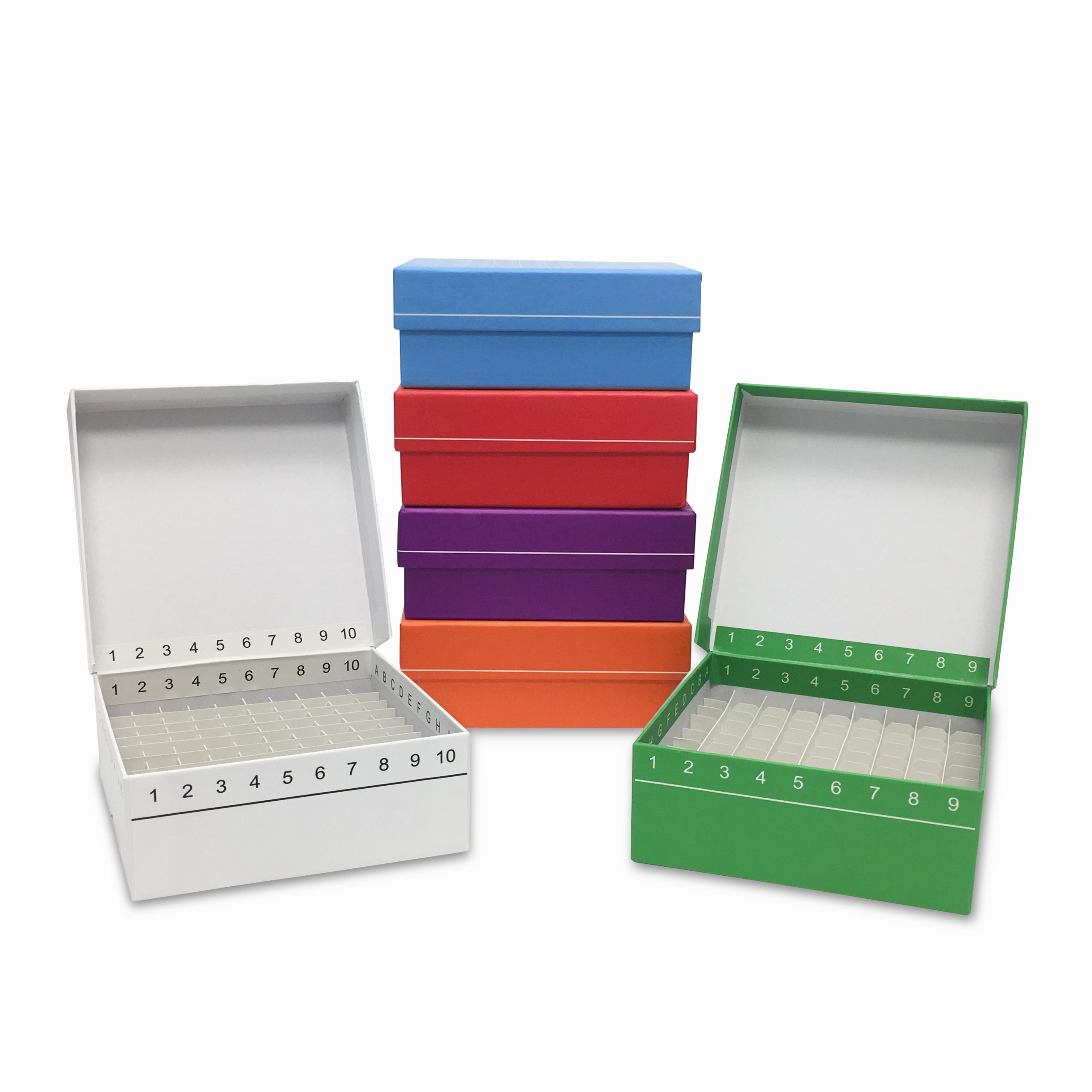 Cardboard Freezer Boxes,Hinged Crdbrd Frz Box 100place Purple, 5/PK