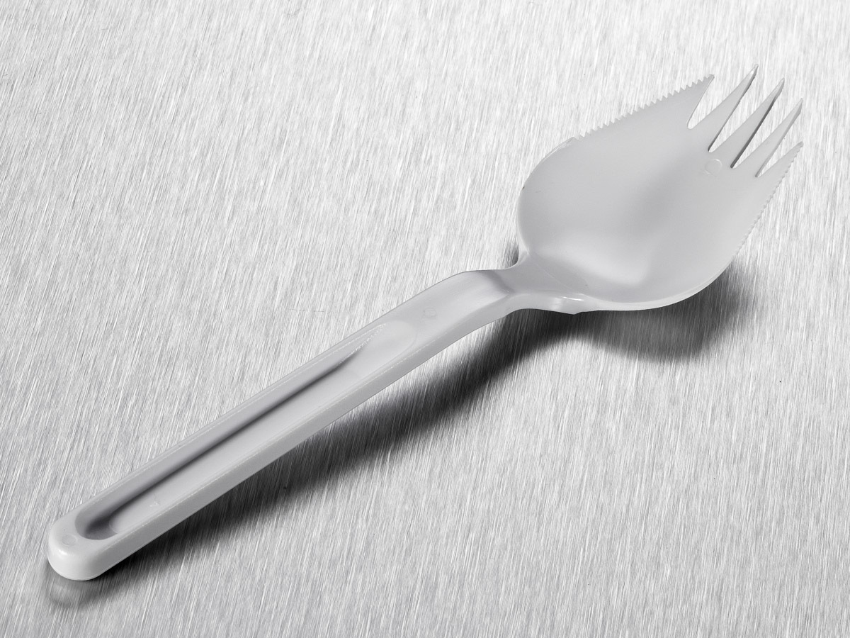 Multifunction Cutlery, White PS, Sterile, 1/Bag, 500/Case