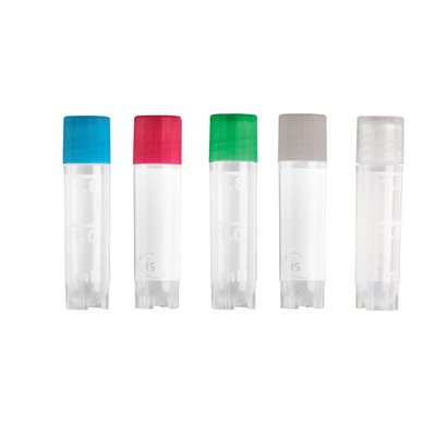 Cryogenic Vial 2.0mL natural Color Lids, Natural