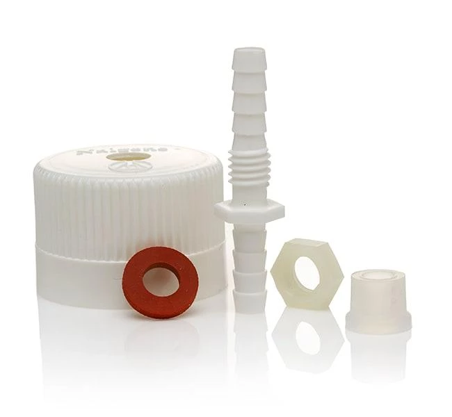 Barbed Bulkhead Fitting PP 1/4 in. OD