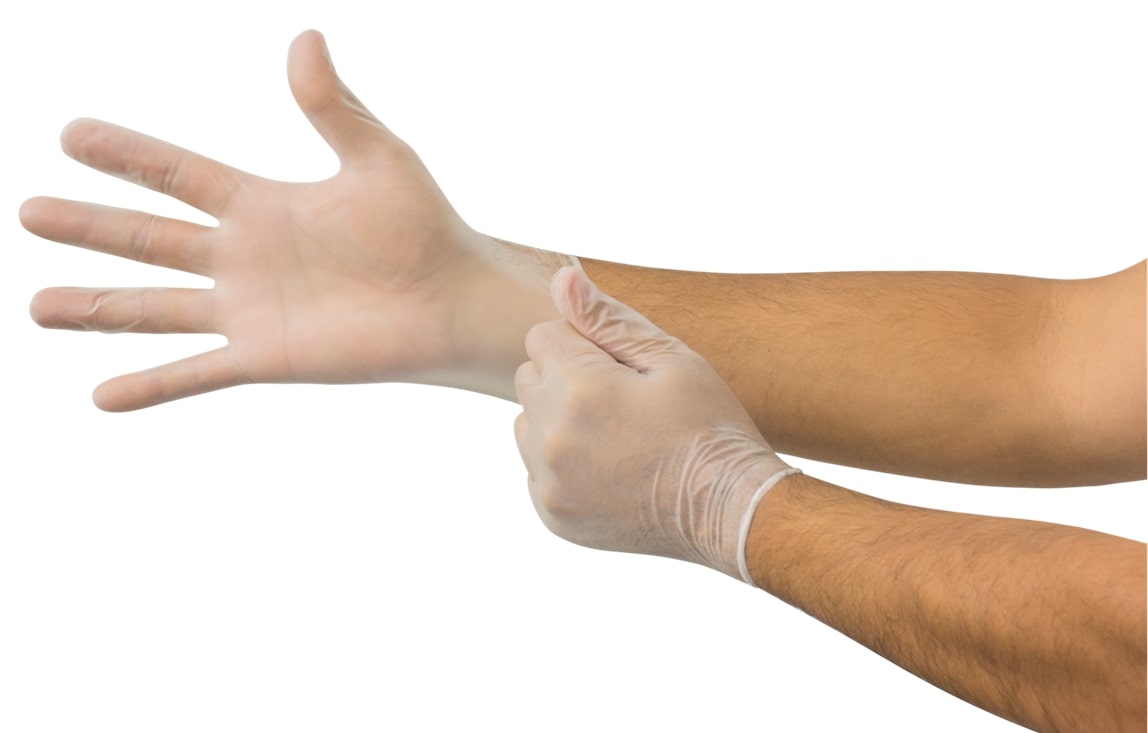 Derma Free PF Vinyl Exam Small