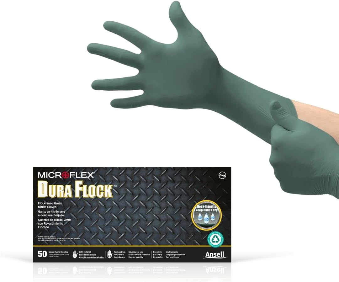 Dura Flock Flock Lined Nitrile XX-Large