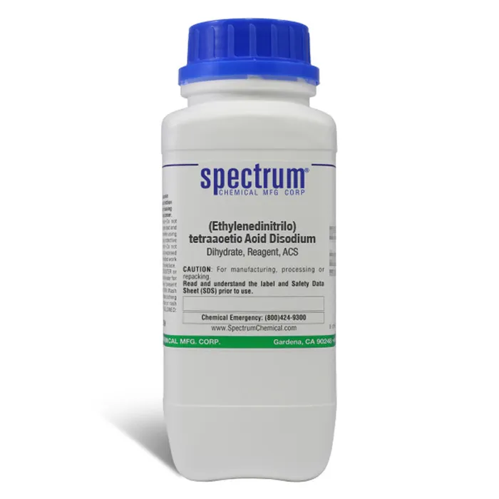 (Ethylenedinitrilo)tetraacetic Acid Disodium, Dihydrate, Reagent, ACS - 500g
