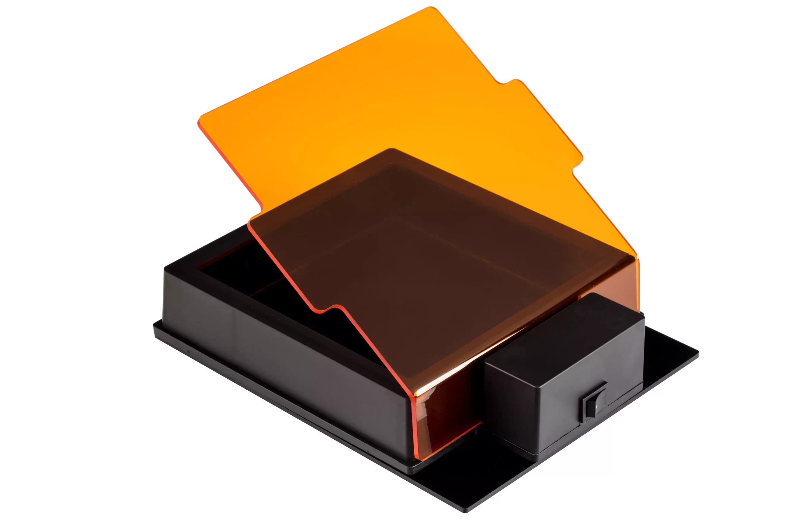 Orange viewing cover