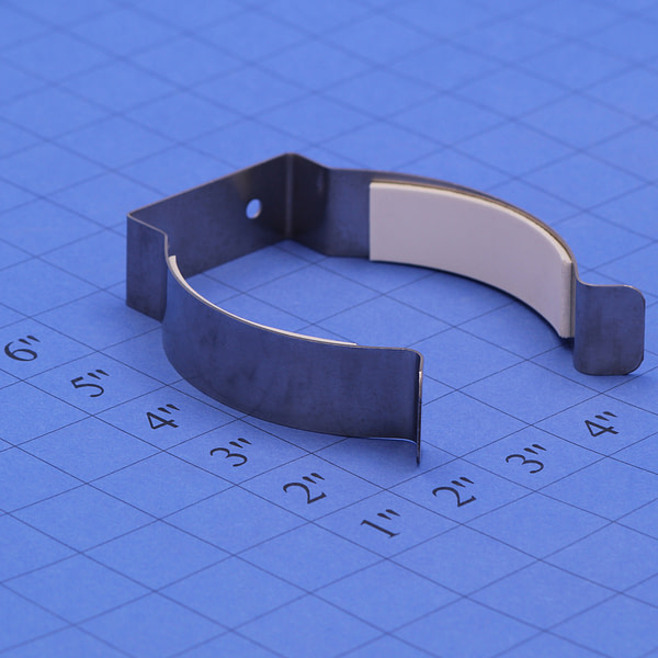 Boiler Clamp with Silicone Rubber Cushion