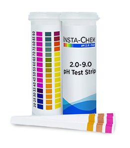 Multi-pad pH strip 2.0-9.0, Carton/6